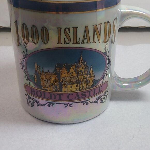 Boldt Castle Souvenir Mug - White and Blue - Picture 6 of 6